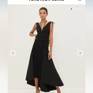 NWT Veronica Beard Perrin Maxi Dress Black 8